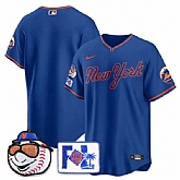 Men's New York Mets Blank Royal 2025 Spring Training Stitched Jersey Dzhi,baseball caps,new era cap wholesale,wholesale hats